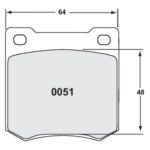 PFC 0051 Race Pad Set - 11 Cmpd 15 mm