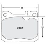 PFC 082 Race Pad Set - 80 Cmpd 15 mm