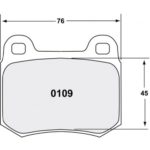 PFC 109 Race Pad Set - 83 Cmpd 16 mm