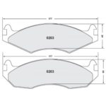 PFC 203 Z-bewerteter Bremsbelagsatz