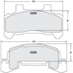 PFC 289 Z-bewerteter Bremsbelagsatz