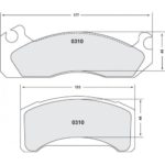 PFC 310 Z-bewerteter Bremsbelagsatz