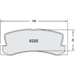 PFC 325 Carbon Metallic Bremsbelagsatz