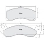 PFC 346 Carbon Metallic Bremsbelagsatz