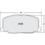 PFC 356 Z-bewerteter Bremsbelagsatz