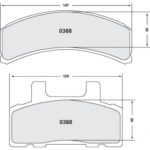 PFC 368 Carbon Metallic Bremsbelagsatz