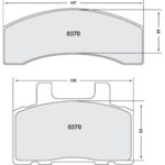 PFC 370 Bremsbelagsatz mit Z-Bewertung