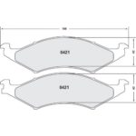 PFC 421 Carbon Metallic Bremsbelagsatz