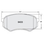 PFC 433 Carbon Metallic Bremsbelagsatz