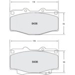 PFC 436 Carbon Metallic Bremsbelagsatz