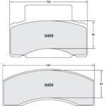 PFC 459 Z-bewerteter Bremsbelagsatz