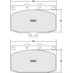 PFC 463 Z-bewerteter Bremsbelagsatz