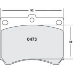 PFC 473 Carbon Metallic Bremsbelagsatz