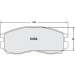 PFC 484 Carbon Metallic Bremsbelagsatz