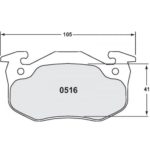 PFC 0516 Race Pad Set - 97 Cmpd 11 mm