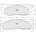 PFC 521 Carbon Metallic Bremsbelagsatz