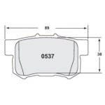 PFC 537 Carbon Metallic Bremsbelagsatz