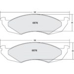 PFC 576 Carbon Metallic Bremsbelagsatz