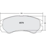 PFC 579 Carbon Metallic Bremsbelagsatz