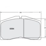 PFC 594 Race Pad Set - 11 Cmpd 22 mm