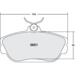 PFC 601 Carbon Metallic Bremsbelagsatz