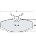 PFC 610 Carbon Metallic Bremsbelagsatz