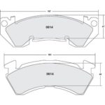 PFC 614 Carbon Metallic Bremsbelagsatz