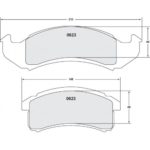 PFC 623 Carbon Metallic Bremsbelagsatz