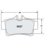 PFC 627 Race Pad Set - 80 Cmpd 15 mm