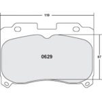 PFC 629 Z-bewerteter Bremsbelagsatz