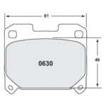 PFC 630 Race Pad Set - 93 Cmpd 17 mm