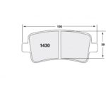 PFC 1430 Carbon Metallic Bremsbelagsatz