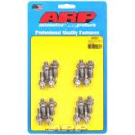 ARP M8 X 1,25 X 32 mm geräuchertes Bolzenset - 16 Stück