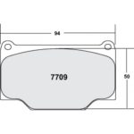 PFC 7709 Race Pad Set - 83 Cmpd 16 mm