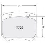 PFC 7720 Race Pad Set - 03 Cmpd 15 mm