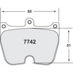 PFC 7742 Race Pad Set - 90 Cmpd 20 mm