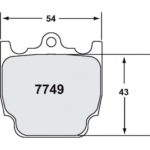 PFC 7749 Race Pad Set - 01 Cmpd 20 mm