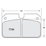 PFC 7754 Race Pad Set - 81 Cmpd 16 mm