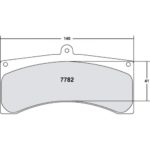 PFC 7782 Race Pad Set - 83 Cmpd 20 mm