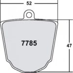 PFC 7785 Race Pad Set - 83 Cmpd 20 mm