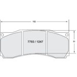 PFC 7793 Race Pad Set - 93 Cmpd 20 mm