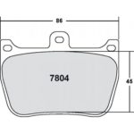 PFC 7804 Race Pad Set - 01 Cmpd 18 mm