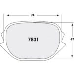 PFC 7831 Race Pad Set - 05 Cmpd 23 mm