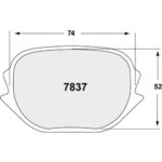 PFC 7837 Race Pad Set - 83 Cmpd 28 mm