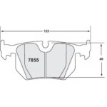 PFC 7855 Race Pad Set - 08 Cmpd 16 mm