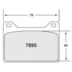 PFC 7895 Race Pad Set - 97 Cmpd 12 mm