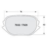 PFC 7929 Z-bewerteter Bremsbelagsatz