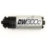 DeatschWerks DW300C 340lph Kompakte Kraftstoffpumpe ohne Clips mit 9-1000 Install Kit Kit Universal