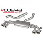 Cobra Sport Cat Back System (Resonanz) - Ventil TTS 2.0 TFSI (MK3) (Quattro) Coupé
