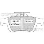 Cosworth StreetMaster Bremsbeläge hinten Ford Focus ST225 2005+